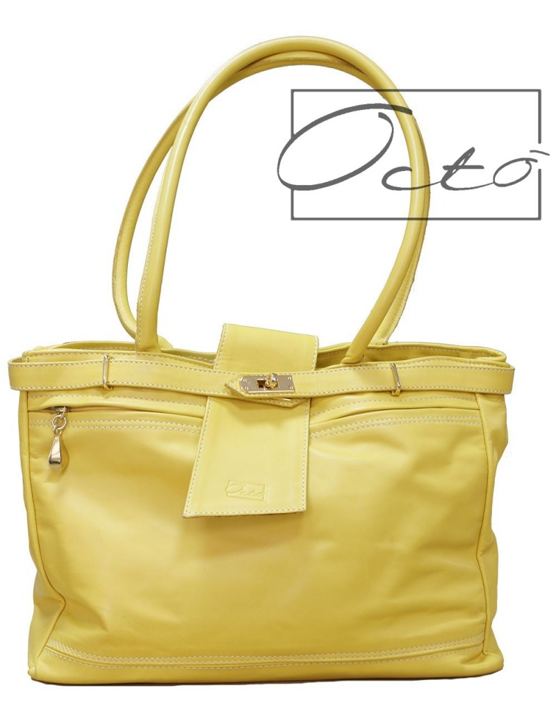Borsa gialla da donna